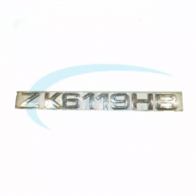 Other Performance Parts 8020-00170 China Bus ZK6119HE Logo Truck Parts Auto Number Plate thumbnail-1