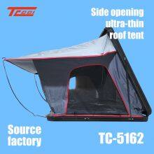 Car Rooftop Tent Thin Hard Shell Side Opening Folding Roof Tent Suitable ForJeep SUV Truck Van,Camping Car Roof for 2-3 Person thumbnail-3