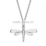 Fashion Stainless Steel Wildwood Delightful Dragonfly Necklace