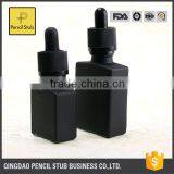 Glass Dropper Bottles 30ml Empty Glass Bottles With Dropper With Childproof Evident Cap Black Matte Frosted e Liquid Bottle thumbnail-1