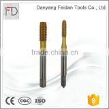 Metric Size Titanium Coated Ground HSS Thread Roll Forming Tap