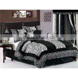 Fashion Flocked Polyester Summer Comforter Set thumbnail-1