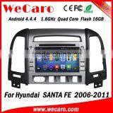 Wecaro WC-HS7024 Android 4.4.4 Car Stereo 2 Din Navigation for Hyundai Santa fe Radio Gps 16GB Flash 2006-2011 Quality Choice thumbnail-1