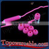 Cool Premium Plastic Colorful Customized Earbuds Handsfree For Girls thumbnail-6