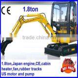 Mini Crawler Excavator 1.8ton