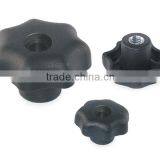 Seven-Star Plastic Knobs DIN6336 With Through Thread BK36.0022