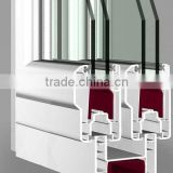Customized 80mm series pvc frame upvc sliding pvc windows and doors