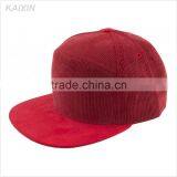 Custom Vintage Blank Plain Suede Flat Bill Brim 5 Panel Corduroy Snapback Camper Cap Hats Quality Choice thumbnail-3