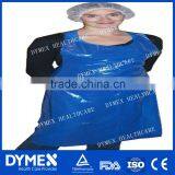 OEM Machine Blue High Qulity Disposable PE Apron thumbnail-1