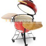 Ceramic Kamado Smoker Charcoal Grills With Trolley Cart Kamado BBQ thumbnail-1