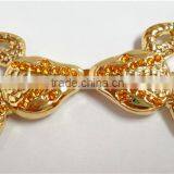 New fashion styles custom trophy gold plate metal belt buckle manufacturers