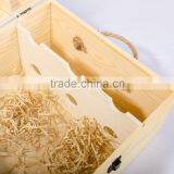 Customized Wooden Wine Box With Holder thumbnail-5