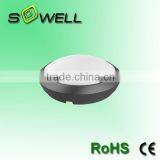 100-240V 12W Die-casting Aluminium and PC Cover IP54 CE/RoHS/SASO Black Elipse LED Moisture-proof Downlights