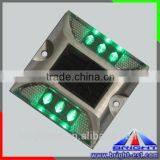 6leds Die Casting Aluminum Solar Road Studs, Ip68 Waterproof Solar Driveway Road Marker With Constant or Flashing thumbnail-2