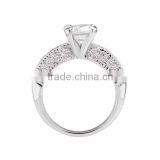 Cubic Zirconia Luxurious Wedding Ring for Women With AAA+ Cubic Zircon thumbnail-1