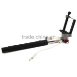 Z07-5 extendable aluminum cable take pole selfie stick cheap price