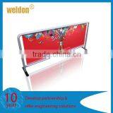 Weldon Custom Printed PVC ACP Advertising Windbreak Barrier Stand