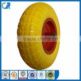 Factory cheap 13 inch flat free wheel barrow 4.00-6 foam tire
