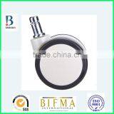 BL 2.5 Inch White& Grey Nylon PU Furniture or Medical Wheel Caster thumbnail-2