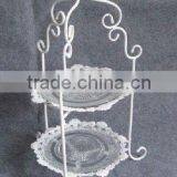 8008201.106-3 Metal & Glass Cupcake Stand Dessert Holder