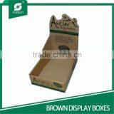 BROWN CARDBOARD DISPLAY BOXES WITH CUSTOM LOGO thumbnail-1