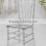 China Wedding Transparent Crystal Resin Royal Chairs thumbnail-1