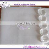 Hotel Shower Curtain, Stripe Bath Curtain in 2cm Stripes(180*180cm), Including Plastic Hooks thumbnail-3