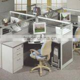 Modern Aluminum Cubicle Partition For 4 (PG-320-104) thumbnail-1