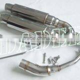 Racing Double Row Stainless Steel Muffler for MF08/Forza 250 thumbnail-1