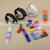 16 18 20 22mm Casi Watch Strap Silicone Keeper Retainer Loop Hoop Rubber Retaining Ring thumbnail-2