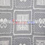 Polyester Yarn Embroidery Machine Chemical Lace Fabric For Wedding Dress thumbnail-2