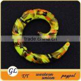 Fashion Acrylic Body Jewelry Ear Spirals thumbnail-2