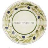 Cheap bulk custom printing ceramic dinner plate