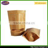 Free Sample Packing Food Safe ISO9001:2008 Without Printing White Or Brown Bag Kraft Paper White With Clear Window thumbnail-4