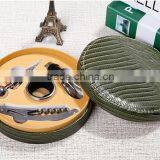 Promotional New Design Custom Leather Box Wine Box Wine Opener Gift Sets