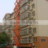 4 Tyres Mobile Electric Scissor Lifting Equipment With Good Price thumbnail-4