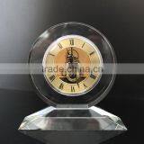 Round Shaped Crystal Desktop Clock thumbnail-2