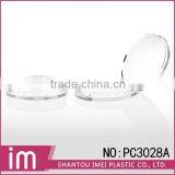 Round Transparent Plastic Makeup Case Powder Blush Containers thumbnail-2