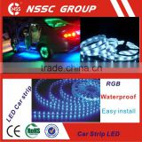 DIY led car chassis light strip light SMD high power auto strip RGB bar decoration waterproof
