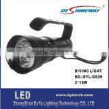 the Most Popular Powerful Diving Torch,3LEDS XML,30W,3500LUMEN,IP68 Waterproof