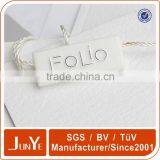 Fancy Paper Embossing Clothing Paper Label Hang Tags thumbnail-5