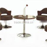 Modern Wooden Table With Metal Base,coffee Shop or Bar Table thumbnail-2