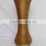Best Quality Eco-friendly PE Rattan Handwoven Rattan Floor Vases thumbnail-1