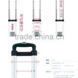 Retractable 4 Setion Aluminum Tube Inner Luggage Case Trolley Case Handle Back Pack Handle