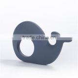 Shenzhen Manufacture Wholesale Whale Shape Silicone Baby Teether Cheap Price BX-105