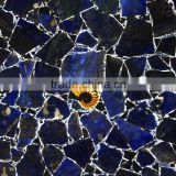 Luxury designs for villa & chateau & palace hall decoration blue onyx stone slabs