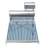 Non Pressure Evacuated Tube Solar Water Heater With 20L Horizontal Feed Tank