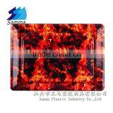 KW-0002TS-RB Wholesale Plastic Disposable Food Plates thumbnail-1