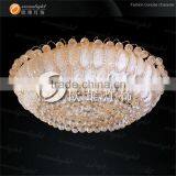 Crystal Golden Ceiling Lighting Big Round Golden Chandelier Crystal Ball Assemble Ceiling for Meeting Room/hotel Hall OW602 thumbnail-6