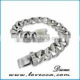 2015 Factory Wholesale High Quality Dark Yellow Leather Stainless Steel Bangle